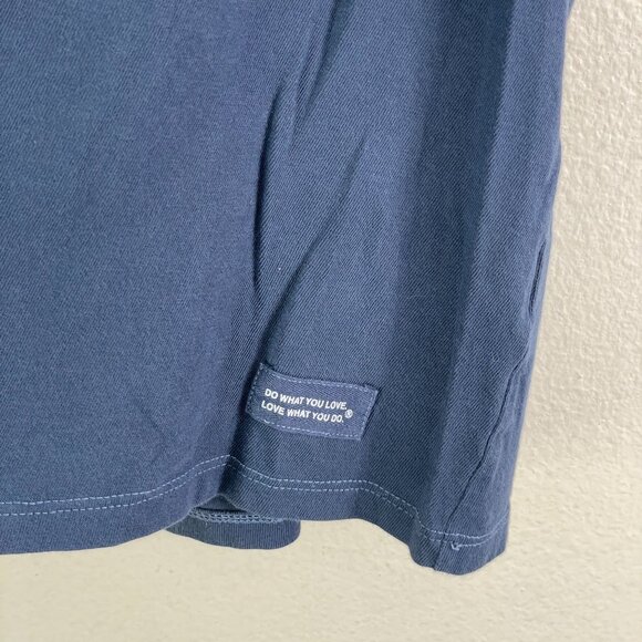 Life Is Good Womens Plus XXXL Navy Crusher Tee Peace Love Music Shirt Top - Picture 6 of 8